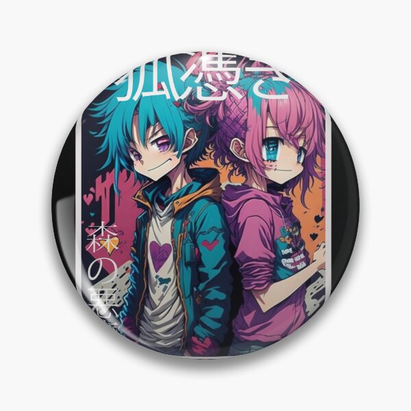 Item preview, Cute Anime Manga Love Couple Anime Love designed and sold by Ecmoprints.