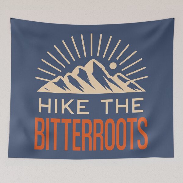 Item preview, Hike The Bitterroots Idaho Montana Sunburst designed and sold by Esskay Designs.