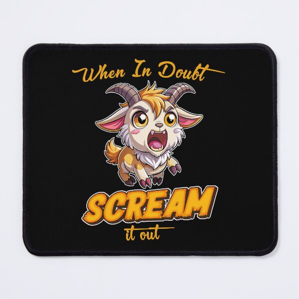 Item preview, Screaming goat designed and sold by onemoremask.