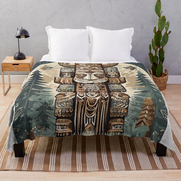 Item preview, Spiritual Heritage: Native American Totem Poles Depicted designed and sold by bb-15artstudio.