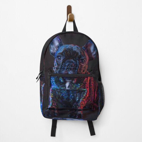 Item preview, Onyx Charm: The Holographic French Frenchie designed and sold by AI-Only Creations.