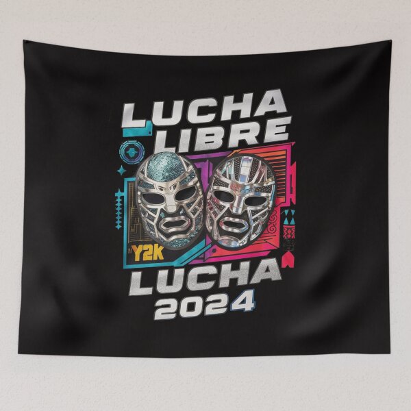 Aperçu de l'œuvre Lucha Libre 2024 créée et vendue par HOMEDESIGNPRINT.