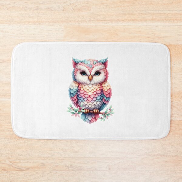 Item preview, Fantasy owl with multi colored feathers designed and sold by LoneAngel.