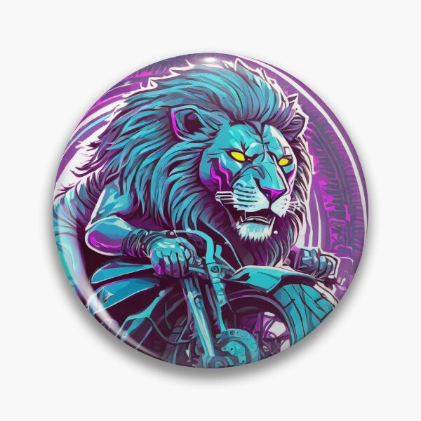 Item preview, Lion racer on a motorcycle designed and sold by BADESIGNZZ.