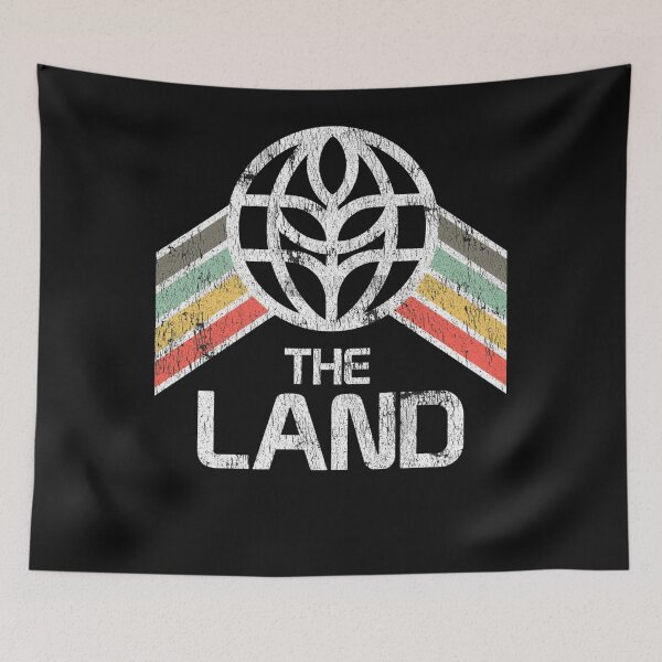 Item preview, The Land Logo Distressed In Vintage Retro Style designed and sold by GennFeil.