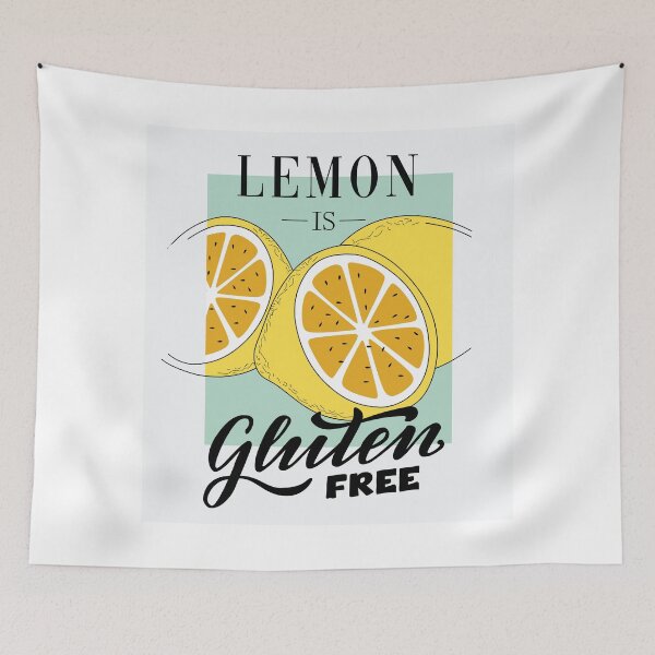 Item preview, "Lemon is Gluten-free" t shirt design series designed and sold by MyGluteesFree77.