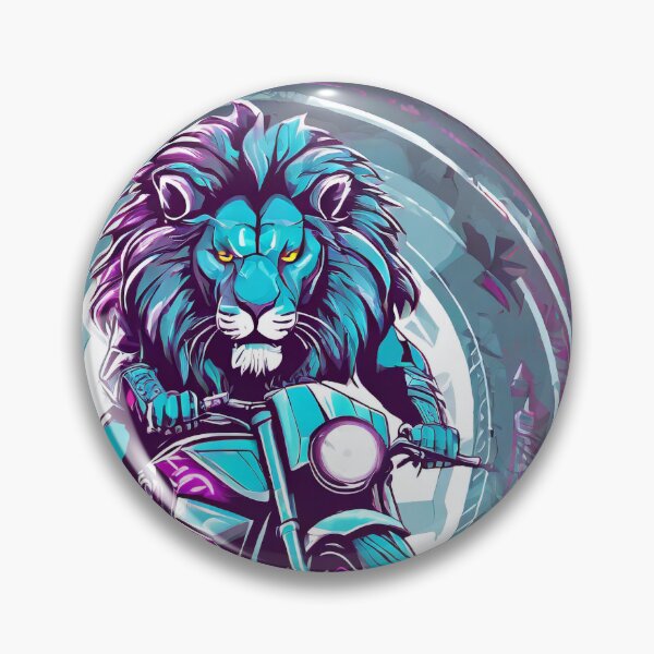 Item preview, Lion on a motorcycle designed and sold by BADESIGNZZ.