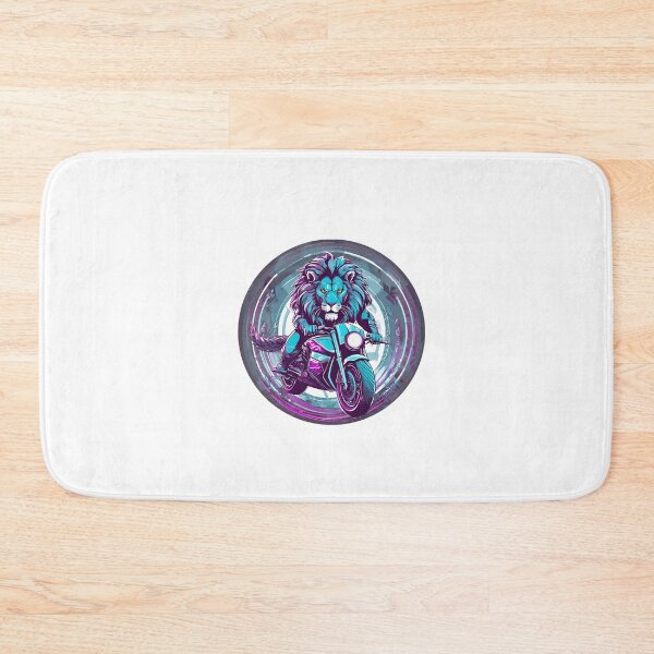 Item preview, Lion on a motorcycle designed and sold by BADESIGNZZ.