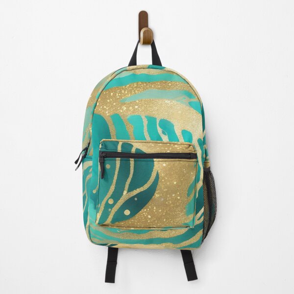 Item preview, Golden Waves in Turquoise Sea designed and sold by CalmnessbyChoice.