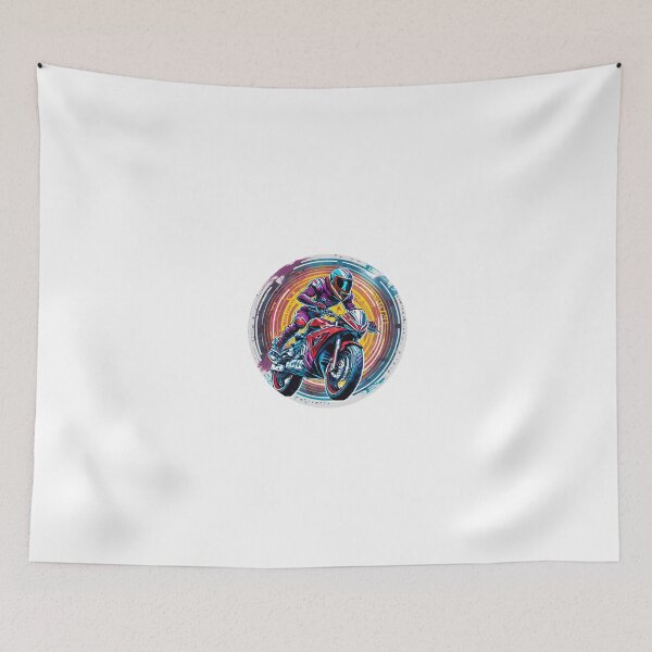 Item preview, Biker racing on a motorcycle designed and sold by BADESIGNZZ.