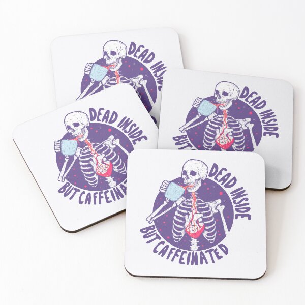 Item preview, Dead inside but caffeinated  designed and sold by Jess.a.creates.