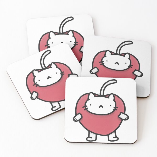 Item preview, Apple white cat designed and sold by Kartolla.