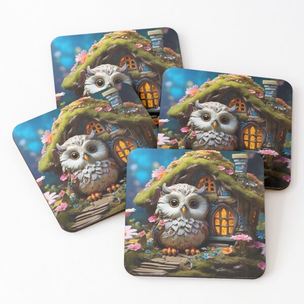 Item preview,  Magical Fairy House with Cute Baby Owl designed and sold by T-shirtMill.