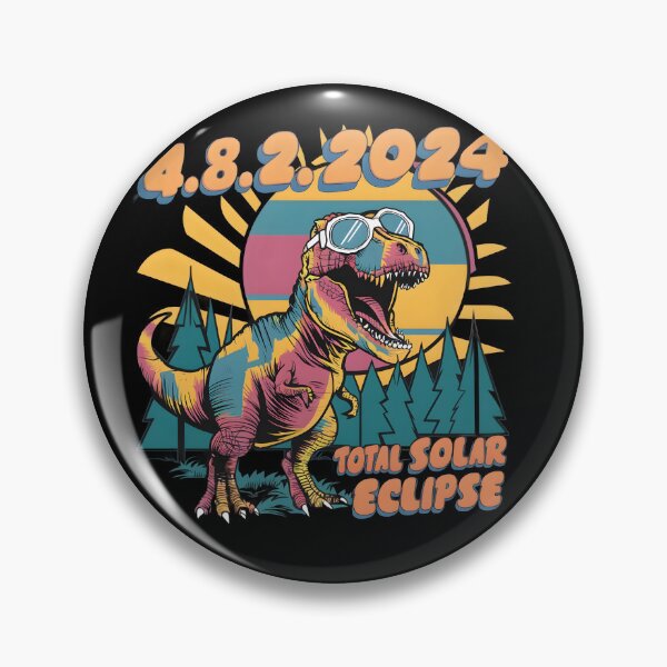 Item preview, Solar Eclipse dinosaur Wearing Solar Eclipse Glasses designed and sold by FurRealStudioCo.