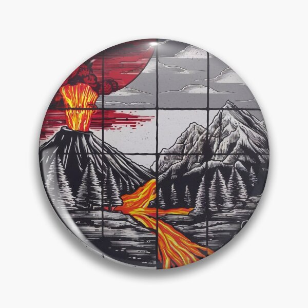 Item preview, Magma river and bloody sun designed and sold by Tajdi.