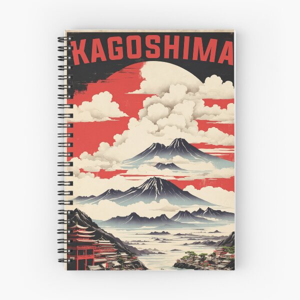 Item preview, Kagoshima Japan Vintage Travel Tourism  designed and sold by TravelersGems.