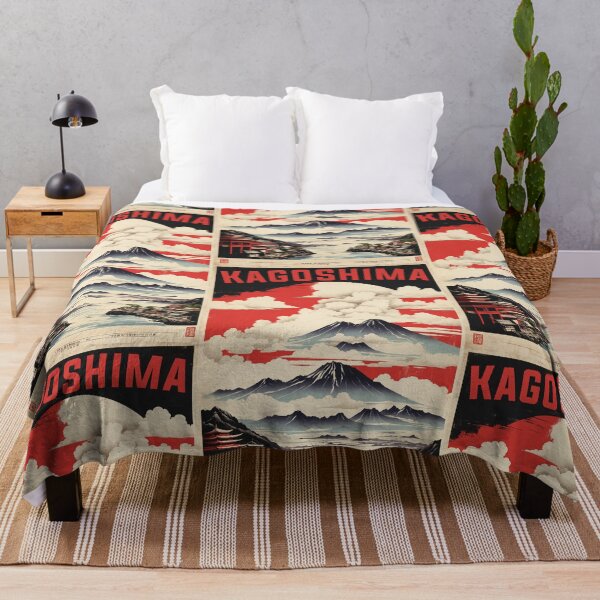 Item preview, Kagoshima Japan Vintage Travel Tourism  designed and sold by TravelersGems.