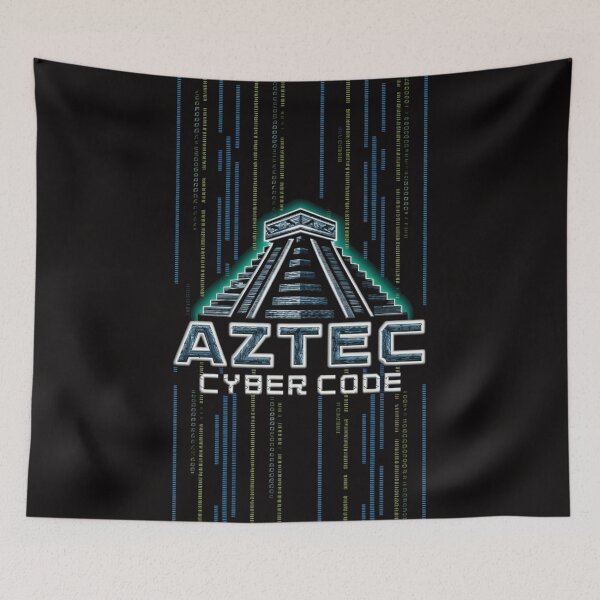 Item preview, Aztec Cyber Code designed and sold by HOMEDESIGNPRINT.