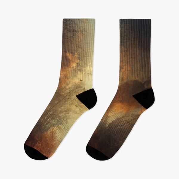 Item preview, Day Dreaming Wanderer - Landscape at Sunset designed and sold by Dyrk Wyst Redbubble Shop.