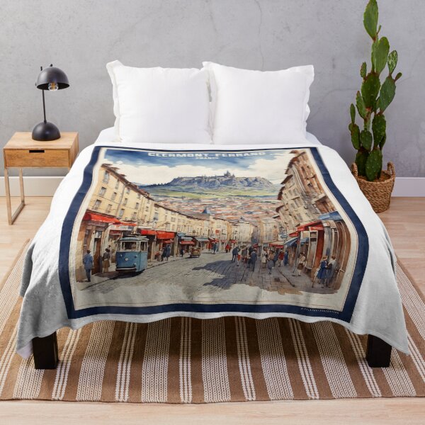 Item preview, Clermont Ferrand France Vintage Travel Tourism  designed and sold by TravelersGems.