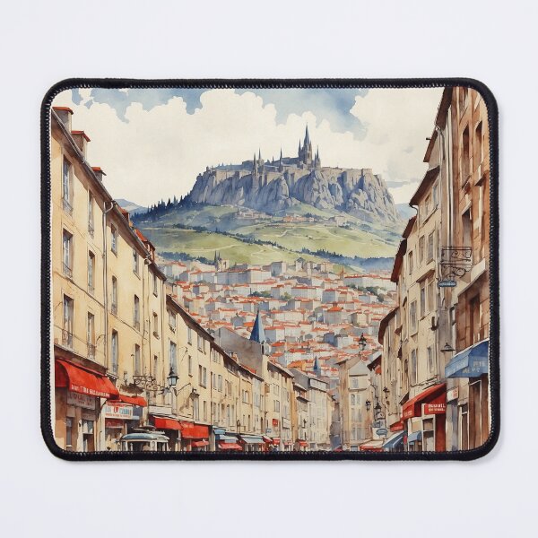 Item preview, Clermont Ferrand France Vintage Travel Tourism designed and sold by TravelersGems.