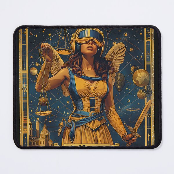 Item preview, Vintage SciFi Style Libra Zodiac Sign designed and sold by AiHead.