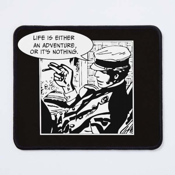 Item preview, Corto Maltese Comic Hero Wanderlust Adventurer Sailor Quote  designed and sold by Dry Ink.