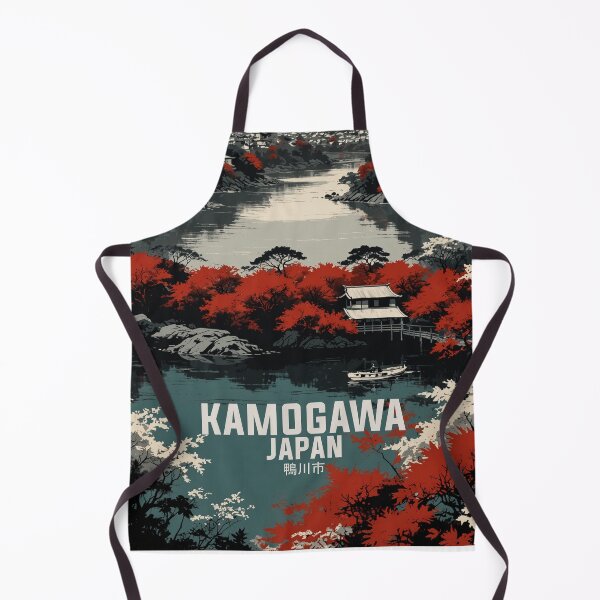Item preview, Kamogawa Japan Vintage Travel Tourism  designed and sold by TravelersGems.