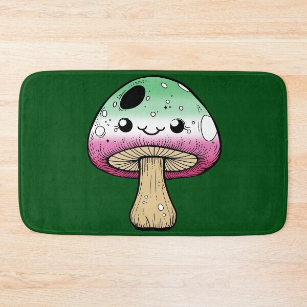 Item preview, Cute Abrosexual Pride Flag Mushroom, Kawaii Abrosexual Mushroom Design designed and sold by Travelslightly.