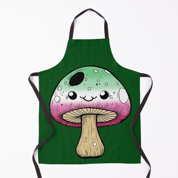 Item preview, Cute Abrosexual Pride Flag Mushroom, Kawaii Abrosexual Mushroom Design designed and sold by Travelslightly.