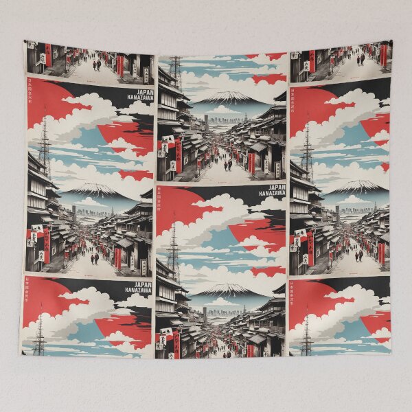 Item preview, Kanazawa Japan Vintage Travel Tourism  designed and sold by TravelersGems.