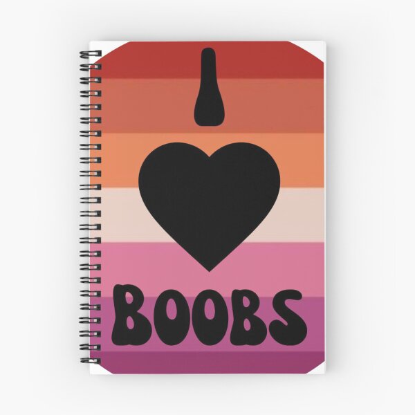Item preview, I Love Boobs - Funny / LGBT / Lesbian Flag / Lesbian Quote designed and sold by Maviartig.