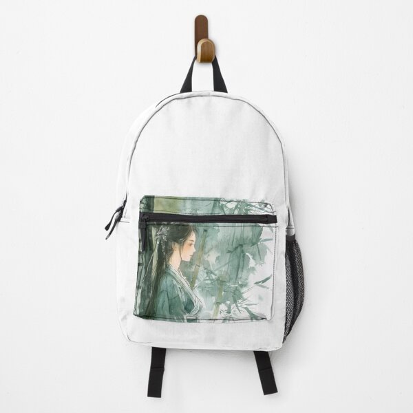 Item preview, A Serenely Embodied Bamboo Window with a Girl designed and sold by ZZZal.