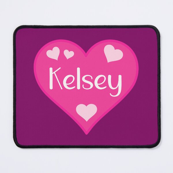 Item preview, Kelsey Name Pink Heart designed and sold by Jeallan Designs.