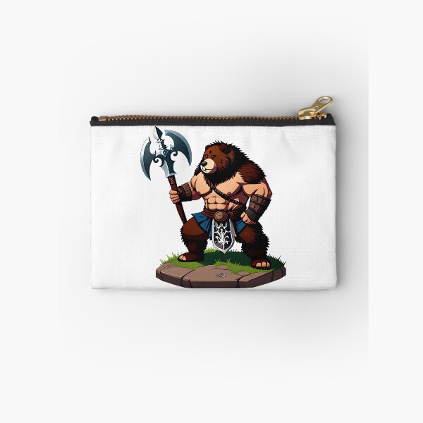 Item preview, Bearclaw Berserker D20 DND Barbarian Class Furry Bear designed and sold by thejoyker1986.