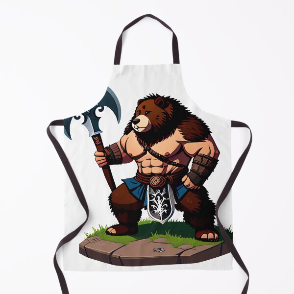 Item preview, Bearclaw Berserker D20 DND Barbarian Class Furry Bear designed and sold by thejoyker1986.