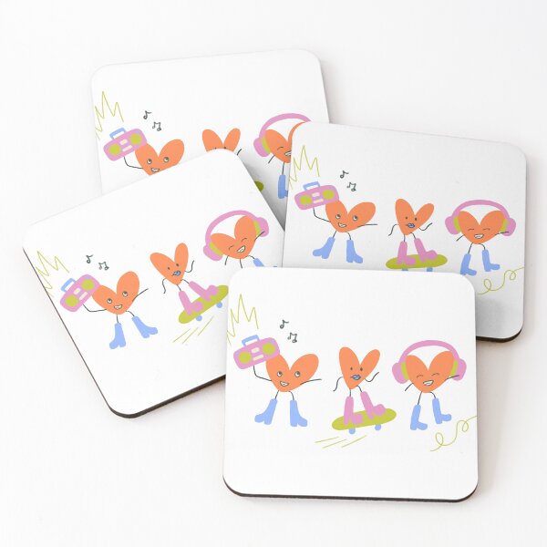 Item preview, Dancing hearts designed and sold by Jeandabean.