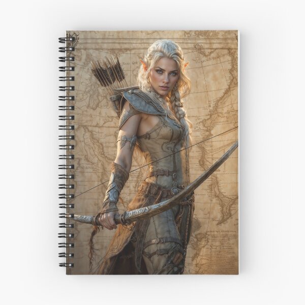 Item preview, The Elven Archer designed and sold by Samantha AI Artist.