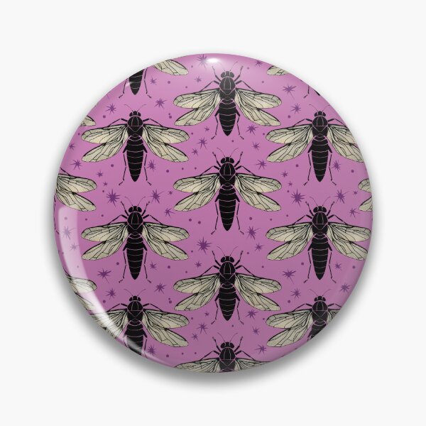 Item preview, Cicada pattern Insect Enthusiasts entomology violet designed and sold by AlchemyColor.
