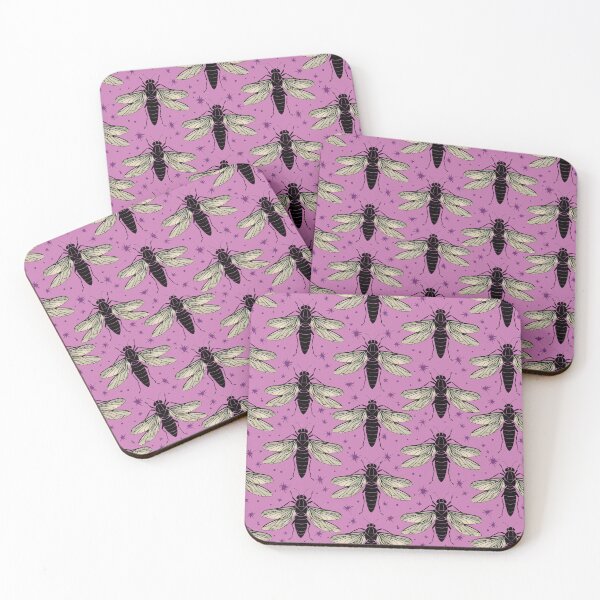 Item preview, Cicada pattern Insect Enthusiasts entomology violet designed and sold by AlchemyColor.