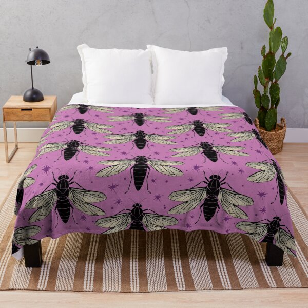 Item preview, Cicada pattern Insect Enthusiasts entomology violet designed and sold by AlchemyColor.