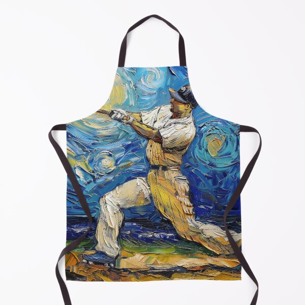 Item preview, Baseball player | Painting in the style of Vincent van Gogh designed and sold by ComicsFactory.