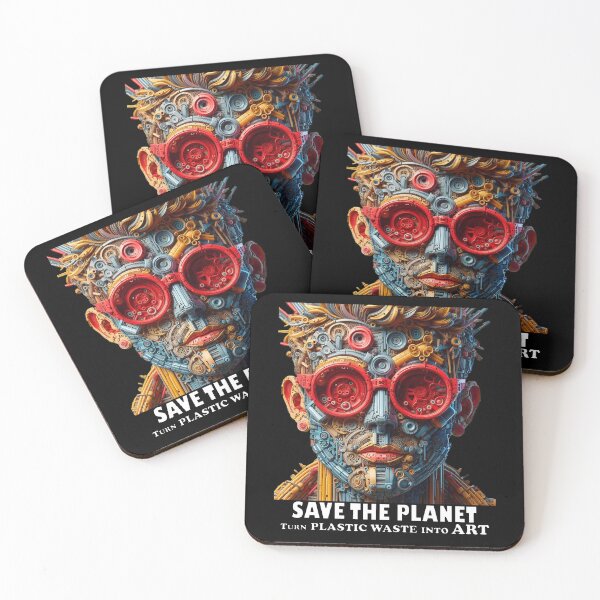 Item preview, Save the Planet Turn plastic waste into art 3 designed and sold by PictaNova.