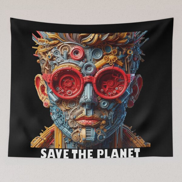 Item preview, Save the Planet Turn plastic waste into art 3 designed and sold by PictaNova.
