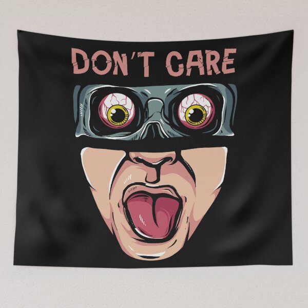 Item preview,  "Don't Care" T-Shirt: Embrace Your Unapologetic Attitude! designed and sold by DarkEmporium20.