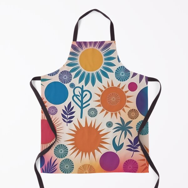 Item preview, RogerPattern - "Bursting Blossoms: Vibrant Circles and Sun" designed and sold by RogerPattern.