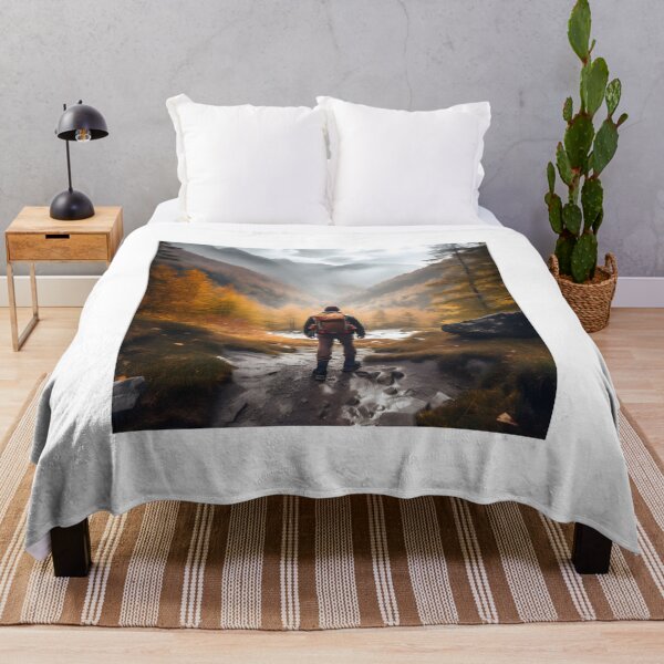 Item preview, Autumn Solitude: A Hiker's Journey Through the Serene Wilderness designed and sold by Shirtastically.