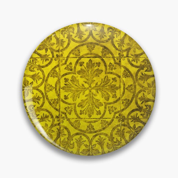 Item preview, Ornate yellow tiles designed and sold by SpectraScope.