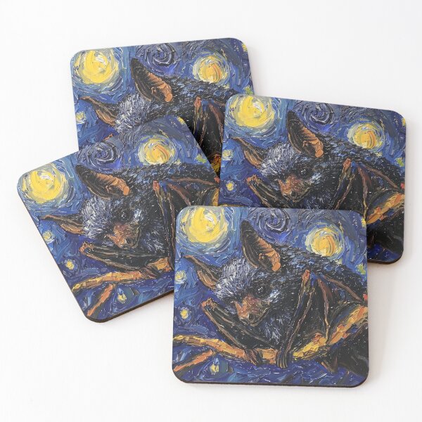 Item preview, Bat  | Painting in the style of Vincent van Gogh designed and sold by ComicsFactory.