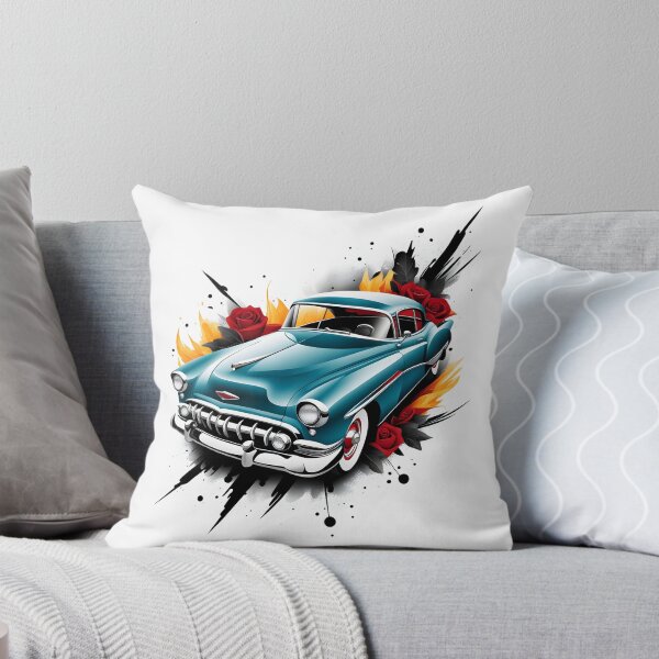 Item preview, Classic car with roses designed and sold by Sopilka.